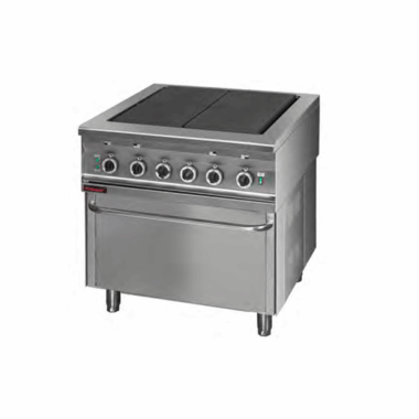 000.KEZ-4u/PE-2 Kuchnia elektryczna z piekarnikiem elektrycznym 4x4,0 kW + 6,5kW