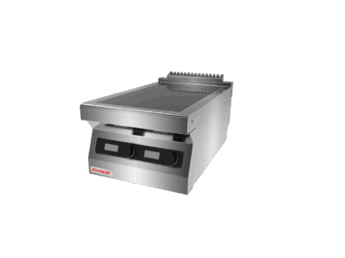 700.KE-2i/400 Kuchnia indukcyjna 2x3,5kW na podstawie szafkowej zamkniętej