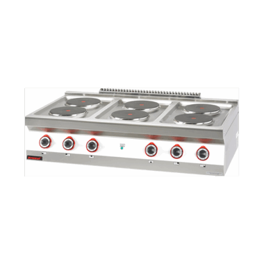 700.KE-6 Kuchnia elektryczna 6 płyty okrągłych 6x2,6kW