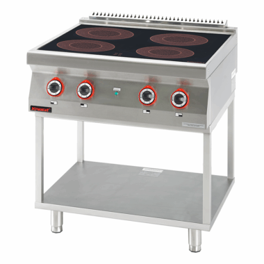 700.KE-4i/800.T Kuchnia indukcyjna 4x3,5kW na podstawie szkieletowej