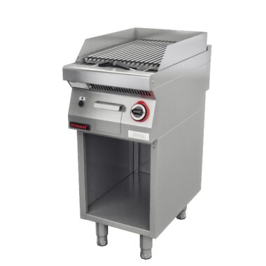 700.OGL-400.S Lawa grill 400 mm 7kW na podstawie szafkowej otwartej