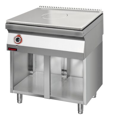 700.KG/I-800.S Solid Top gazowy chromowany 800 mm na podstawie szafkowej otwartej