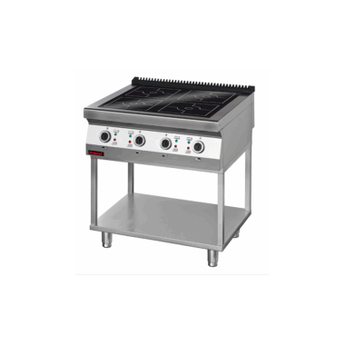 900.KE-4i/900.T Kuchnia indukcyjna 900 mm 4x5,0kW na podstawie szkieletowej