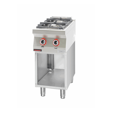 700.KG-2.S Kuchnia gazowa 2 - palnikowa na podstawie szafkowej otwartej