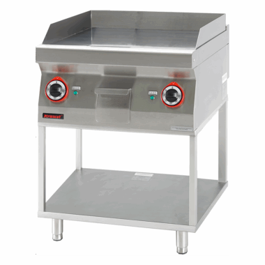 700.PBE-600G.T Płyta grillowa gładka 600 mm 8kW na podstawie szkieletowej