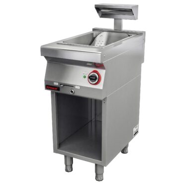 700.PF-1p.S. Podgrzewacz frytek z promiennikiem IR na podstawie szafkowej otwartej