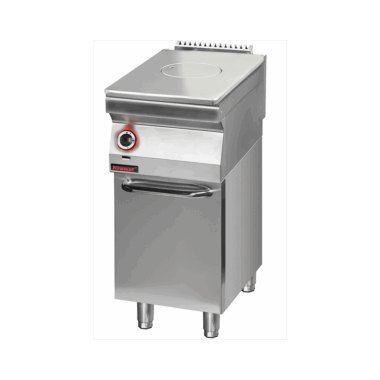 700.KG/I-400.S.D Solid Top gazowy żeliwny 400 mm na podstawie szafkowej zamkniętej